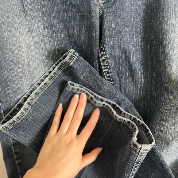 WOMEN'S Silver Jeans Suki Mid Size Waist 31 Length 30 Slim Boot Cut Denim Jeans - Picture 7 of 9